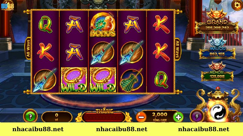 Các bước tham gia chơi Slot Nổ hũ BU88